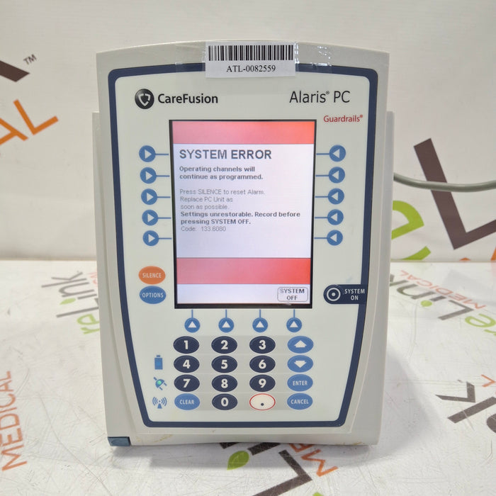 CareFusion Alaris 8015 Small Screen POC Infusion Pump