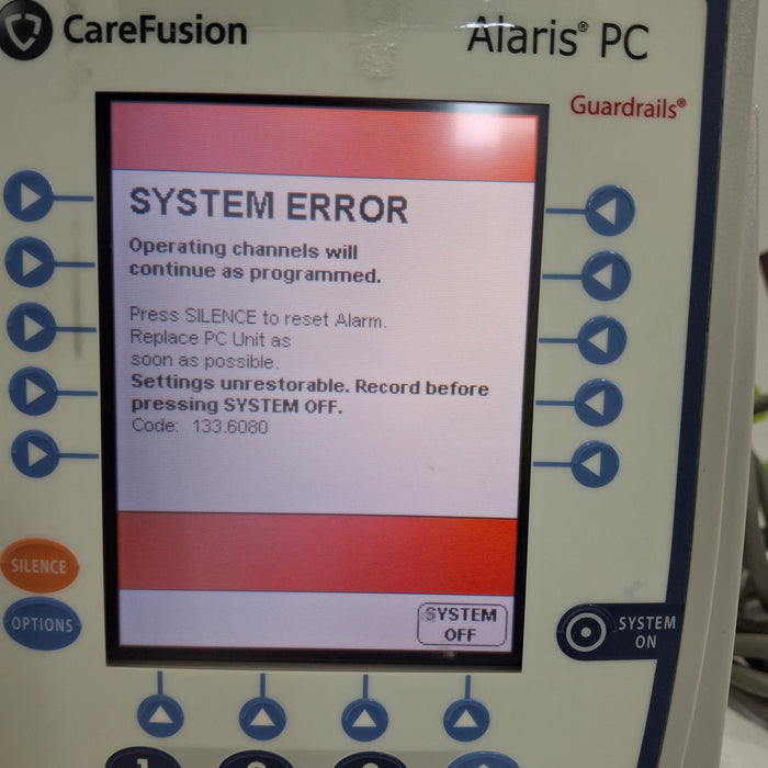 CareFusion Alaris 8015 Small Screen POC Infusion Pump