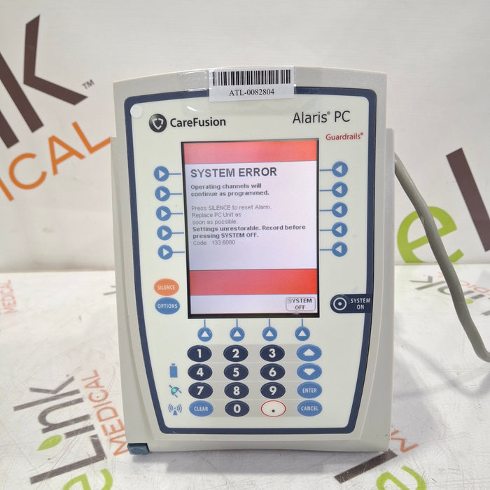 CareFusion Alaris 8015 Small Screen POC Infusion Pump