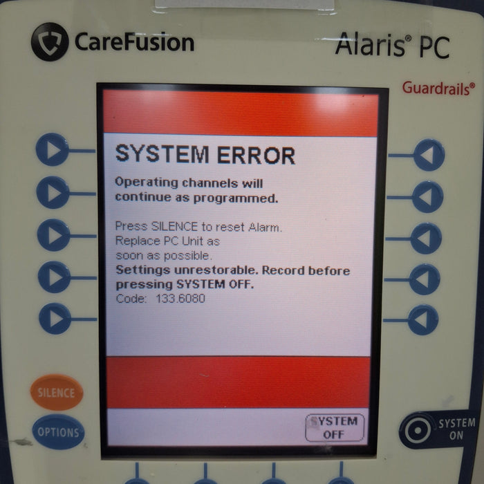 CareFusion Alaris 8015 Small Screen POC Infusion Pump