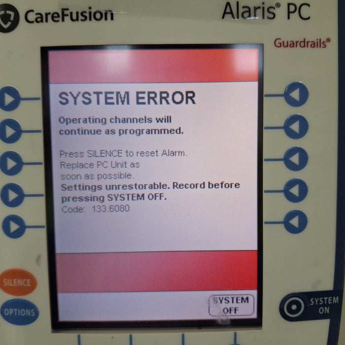 CareFusion Alaris 8015 Small Screen POC Infusion Pump