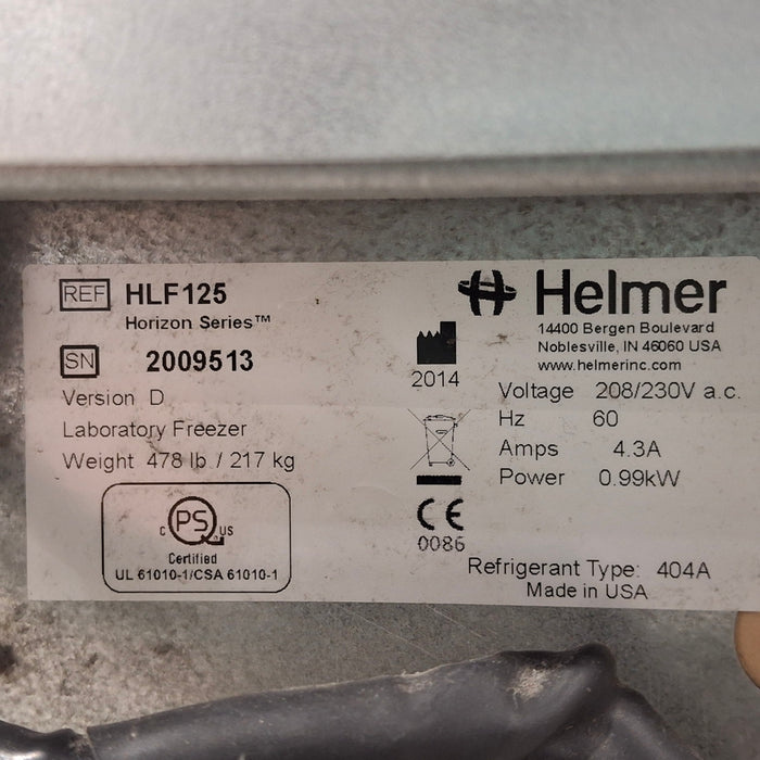 Helmer Inc Horizon HLF125 Upright Laboratory Freezer