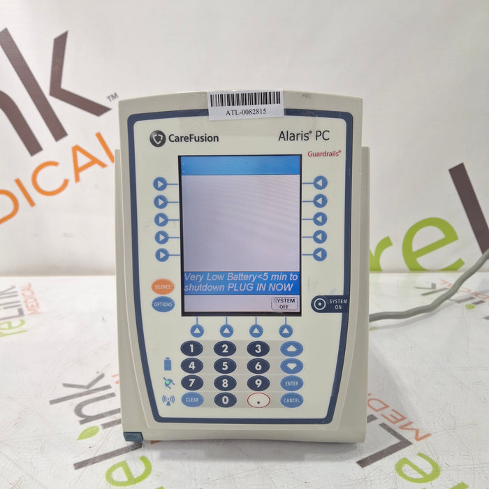 CareFusion Alaris 8015 Small Screen POC Infusion Pump