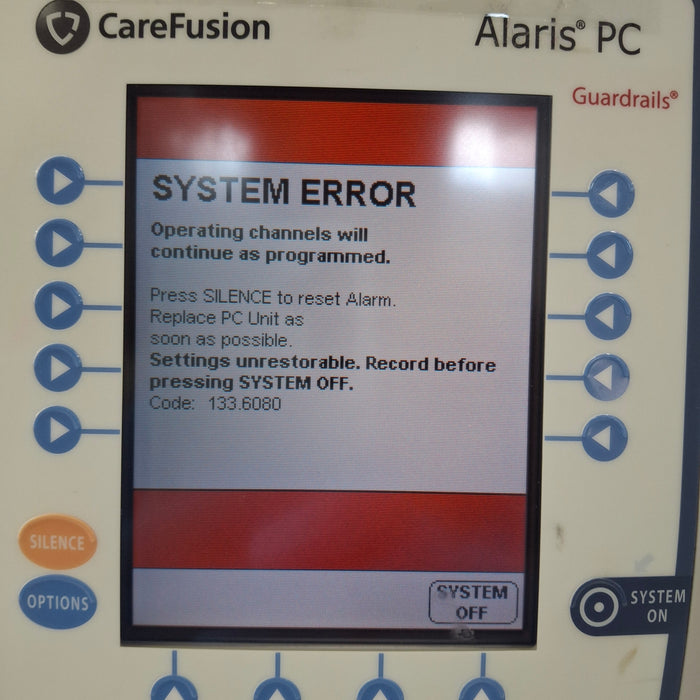 CareFusion Alaris 8015 Small Screen POC Infusion Pump