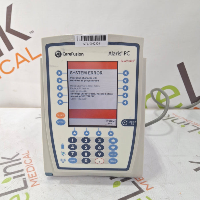 CareFusion Alaris 8015 Small Screen POC Infusion Pump