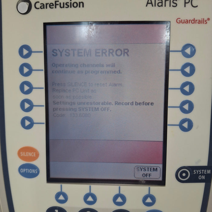 CareFusion Alaris 8015 Small Screen POC Infusion Pump