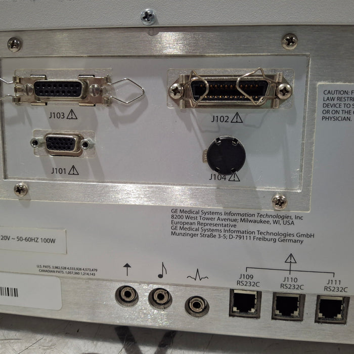 GE Healthcare Corometrics 250cx Series Model 259cx-a Fetal Monitor