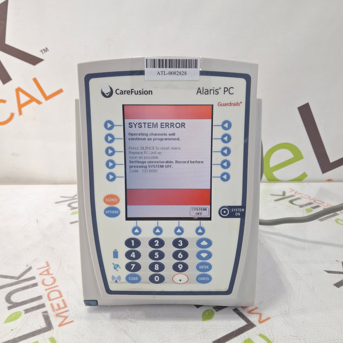 CareFusion Alaris 8015 Small Screen POC Infusion Pump