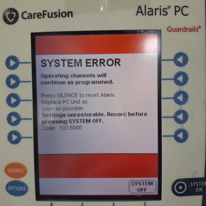 CareFusion Alaris 8015 Small Screen POC Infusion Pump