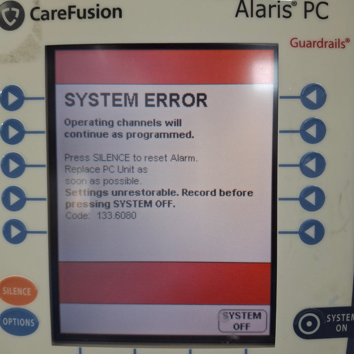 CareFusion Alaris 8015 Small Screen POC Infusion Pump