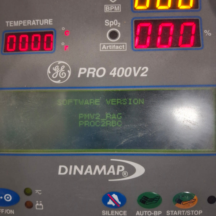 GE Healthcare Dinamap Pro 400V2 Vital Signs Monitor