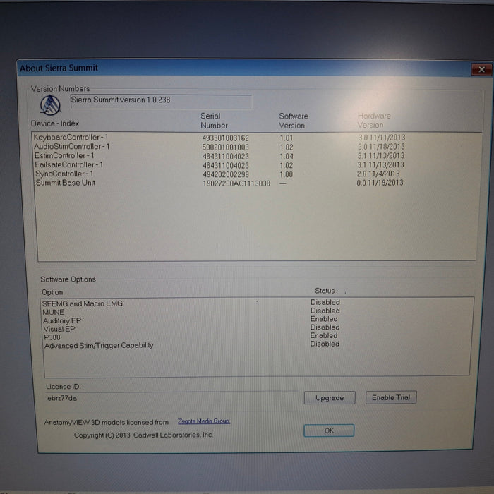 Cadwell Laboratories Inc. Sierra Summit EMG System