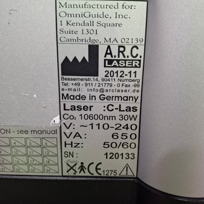 OmniGuide, Inc. Fels-25A CO2 Laser