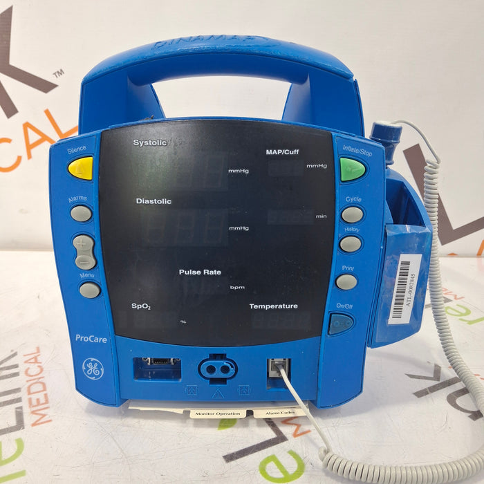 GE Healthcare Dinamap ProCare 400 Patient Monitor