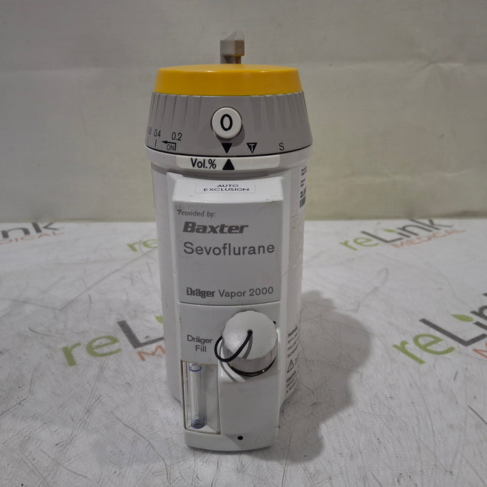 Draeger Medical Vapor 2000 Sevoflurane Vaporizer