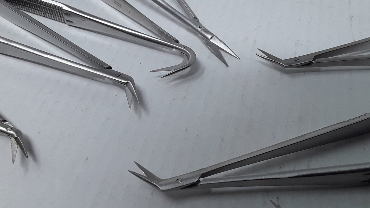 Surgical ENT Optical Micro Scissors Set