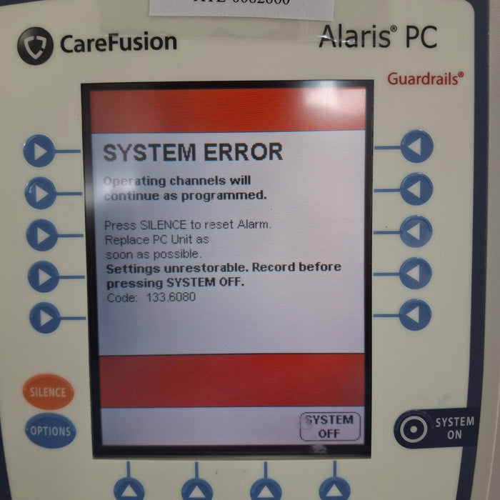 CareFusion Alaris 8015 Small Screen POC Infusion Pump