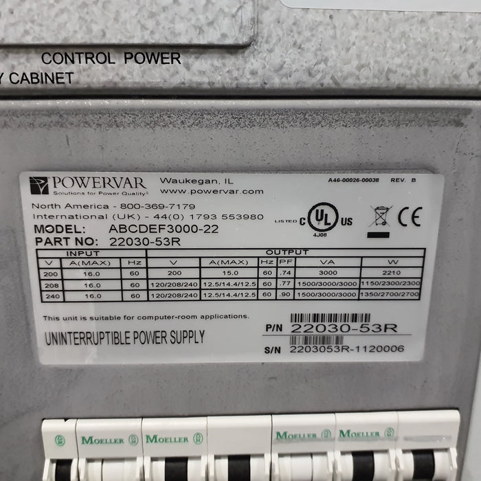 Powervar ABCDEF3000-22 Security Plus Series UPS