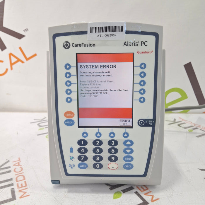 CareFusion Alaris 8015 Small Screen POC Infusion Pump