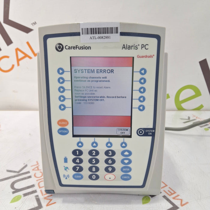 CareFusion Alaris 8015 Small Screen POC Infusion Pump