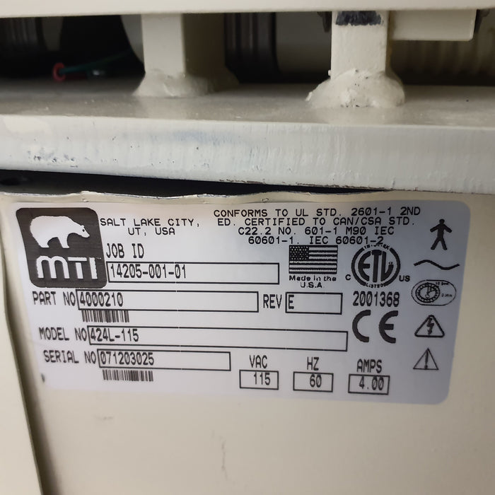 Medical Technology Industries, Inc. (MTI) 424L-115 Power Exam Chair