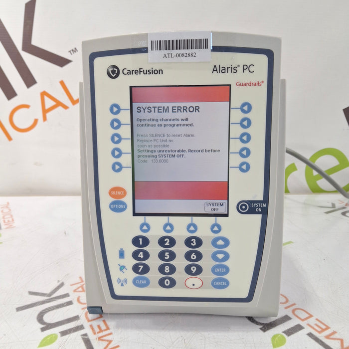 CareFusion Alaris 8015 Small Screen POC Infusion Pump