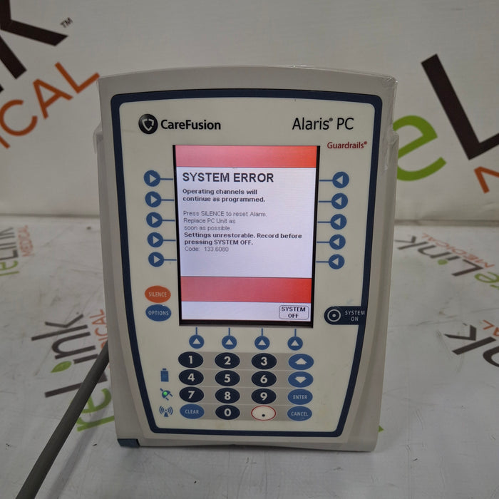 CareFusion Alaris 8015 Small Screen POC Infusion Pump