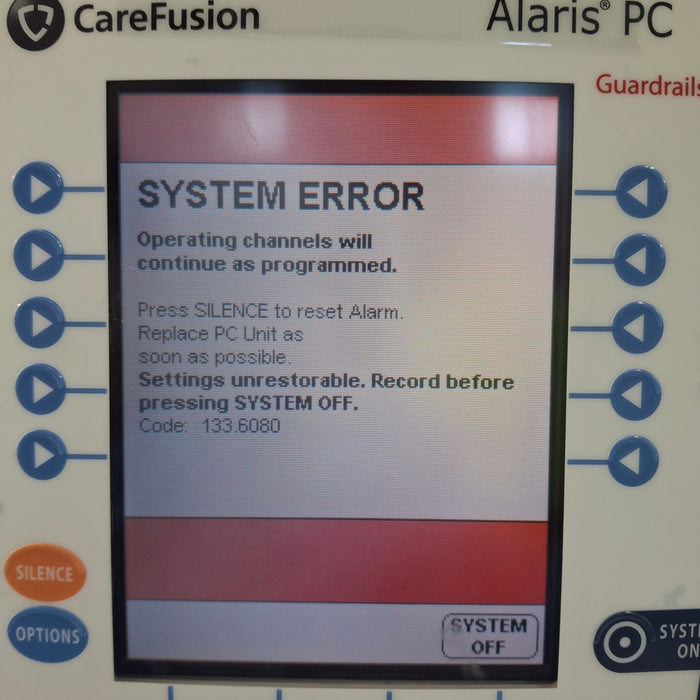 CareFusion Alaris 8015 Small Screen POC Infusion Pump