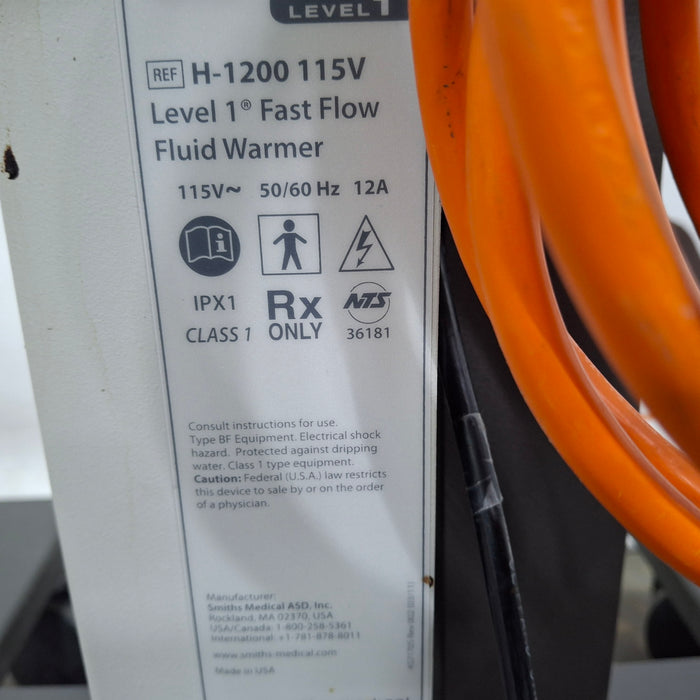 Level 1 Technologies Inc. H-1200 Fluid Warmer