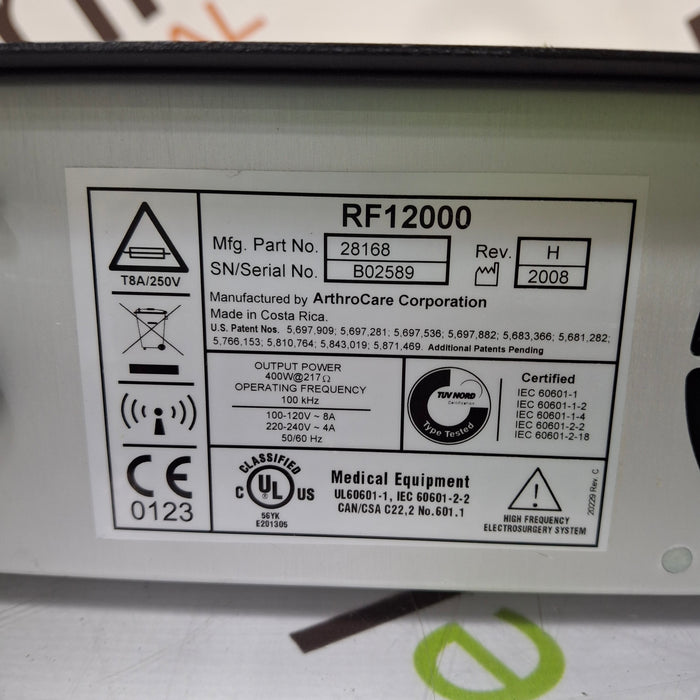 ArthroCare Corporation Quantum 2 Electrosurgical Unit