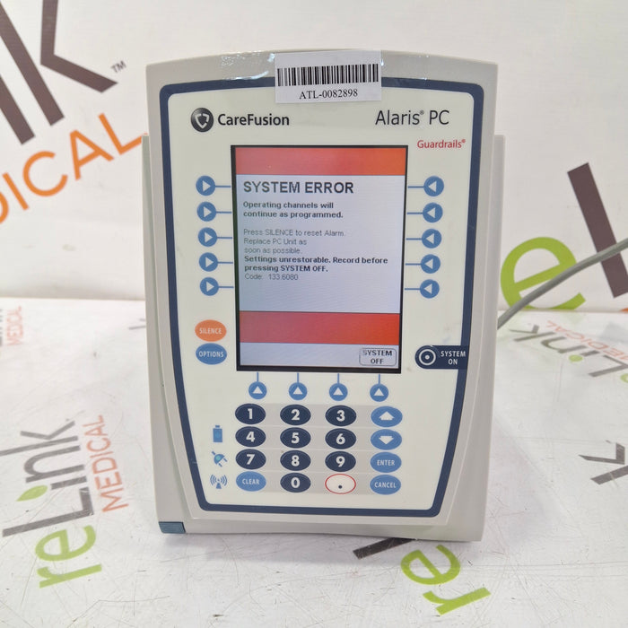 CareFusion Alaris 8015 Small Screen POC Infusion Pump