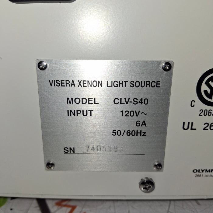 Olympus Visera CLV-S40 Light Source