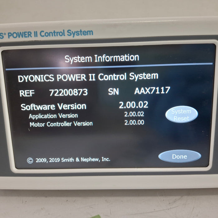 Smith & Nephew Dyonics Power 72200873 Control Unit