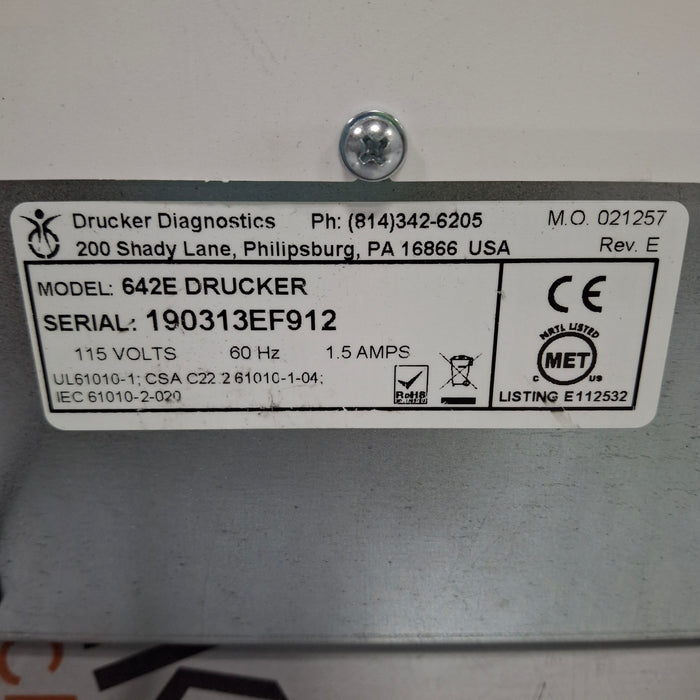 Drucker Diagnostics 642E Centrifuge