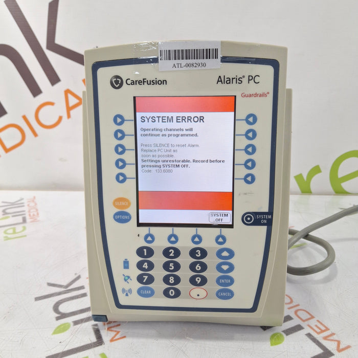 CareFusion Alaris 8015 Small Screen POC Infusion Pump