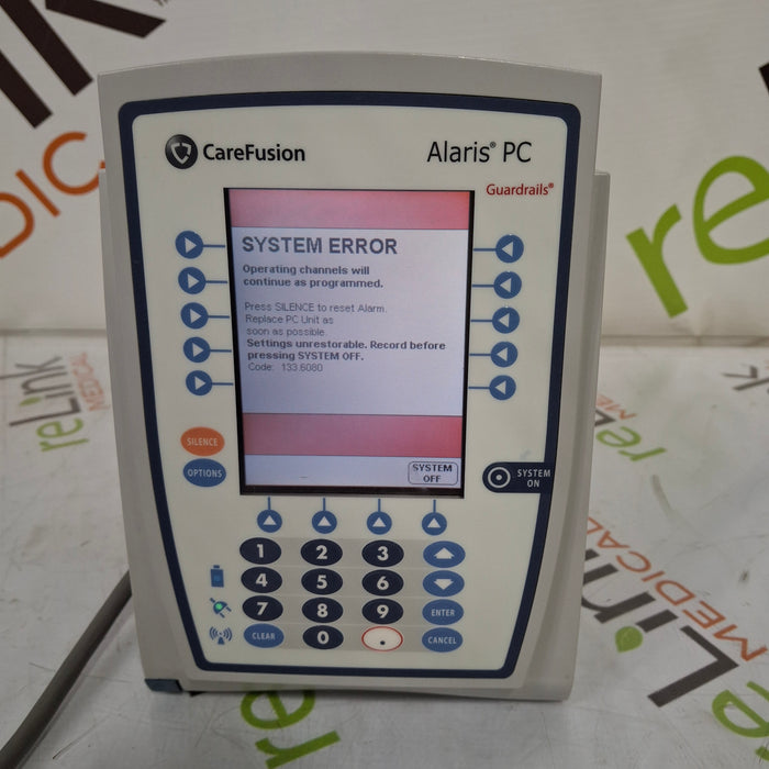 CareFusion Alaris 8015 Small Screen POC Infusion Pump