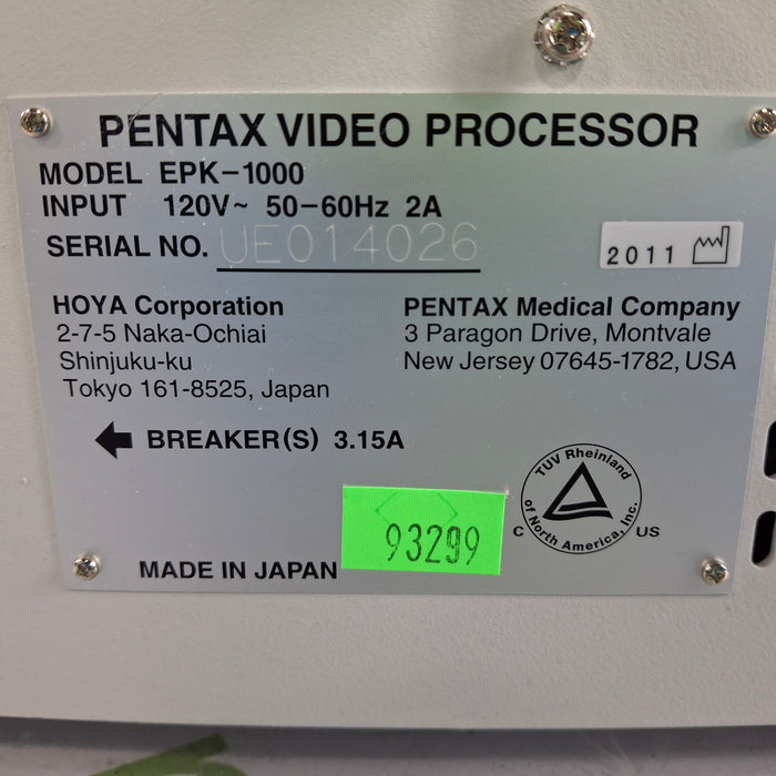 Pentax Medical Pentax Medical EPK-1000 Video Processor Flexible Endoscopy reLink Medical