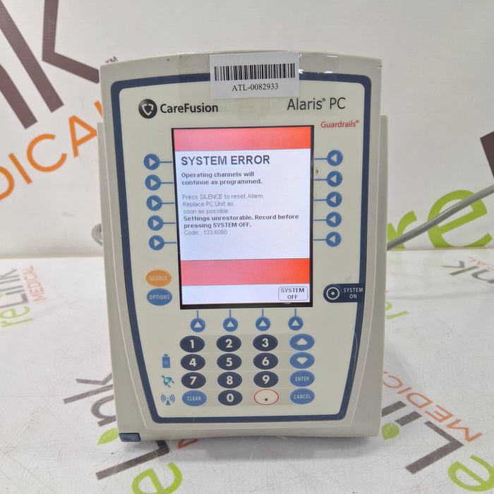 CareFusion Alaris 8015 Small Screen POC Infusion Pump