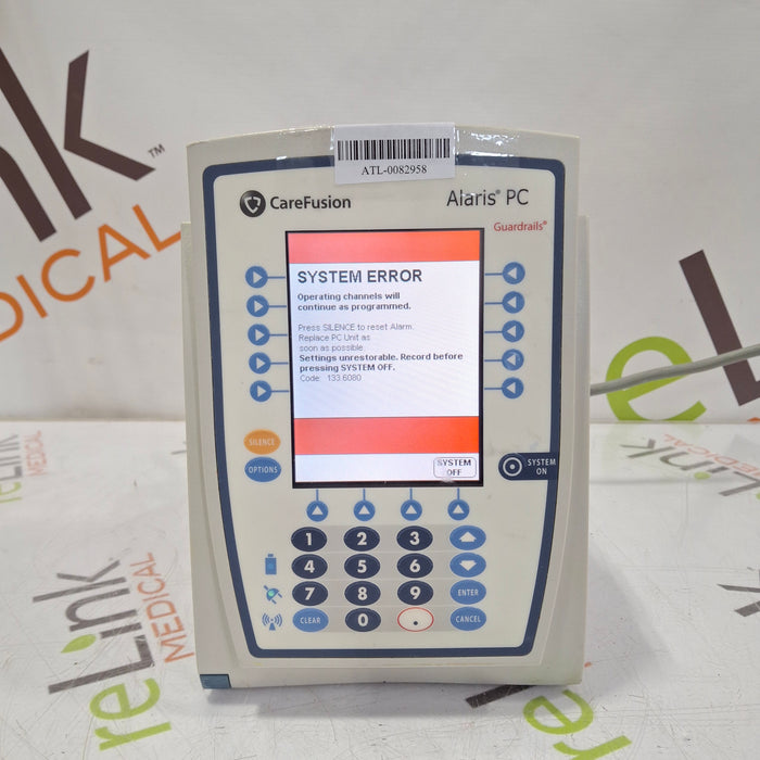 CareFusion Alaris 8015 Small Screen POC Infusion Pump