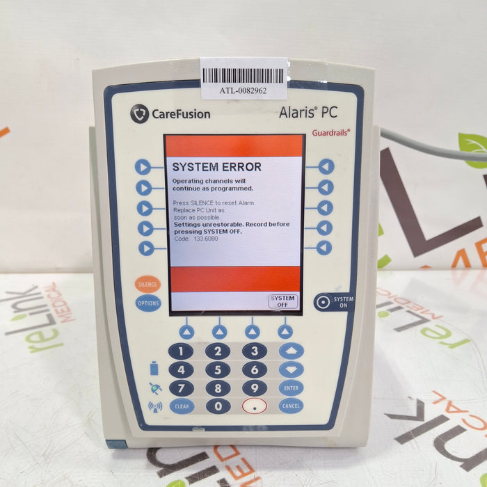 CareFusion Alaris 8015 Small Screen POC Infusion Pump