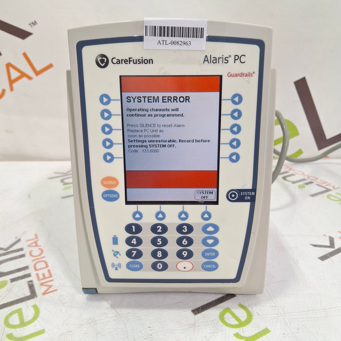 CareFusion Alaris 8015 Small Screen POC Infusion Pump