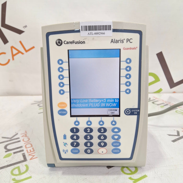 CareFusion Alaris 8015 Small Screen POC Infusion Pump