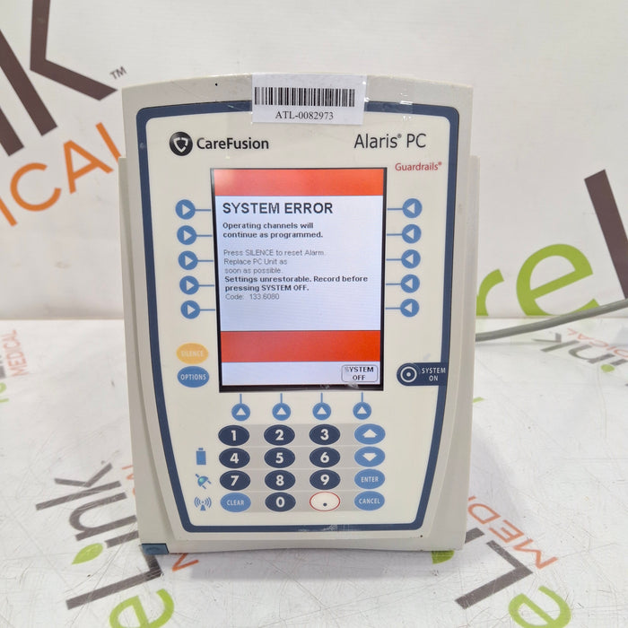 CareFusion Alaris 8015 Small Screen POC Infusion Pump