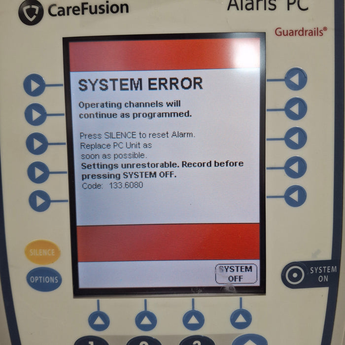 CareFusion Alaris 8015 Small Screen POC Infusion Pump