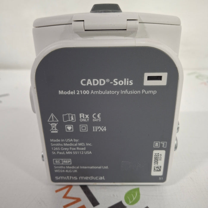 Smiths Medical CADD Solis 2100 Ambulatory Infusion Pump