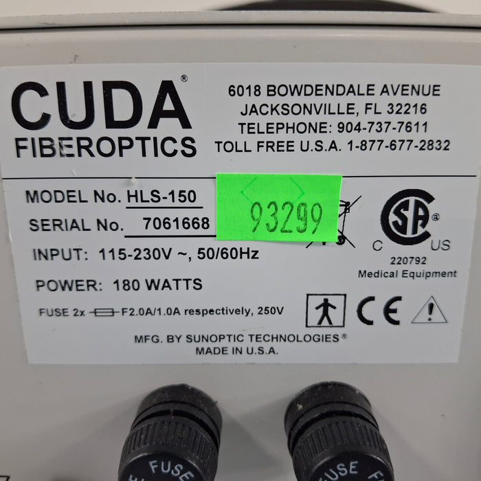 Cuda Surgical HLS-150 Lightsource