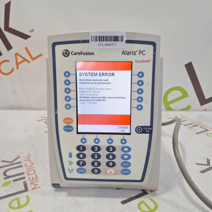 CareFusion Alaris 8015 Small Screen POC Infusion Pump