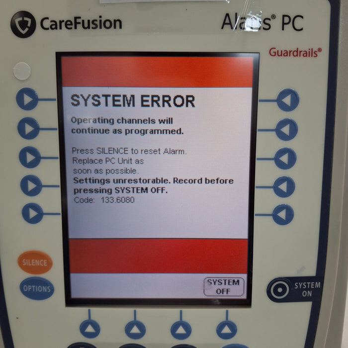 CareFusion Alaris 8015 Small Screen POC Infusion Pump