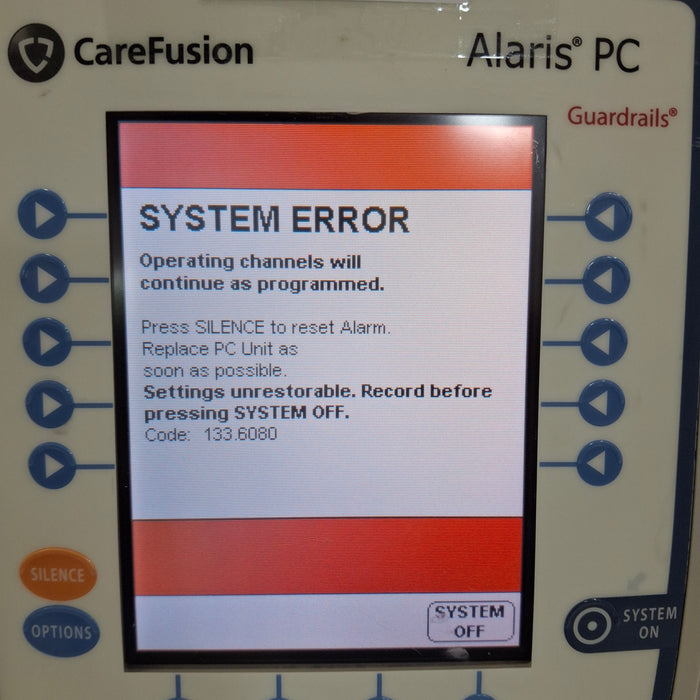 CareFusion Alaris 8015 Small Screen POC Infusion Pump