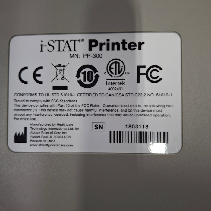 Abbott i-Stat PR-300 Printer